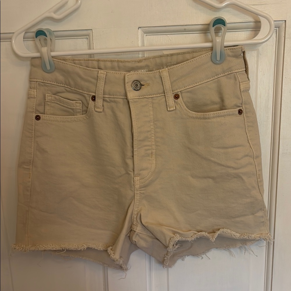 Women's Tan Denim Shorts